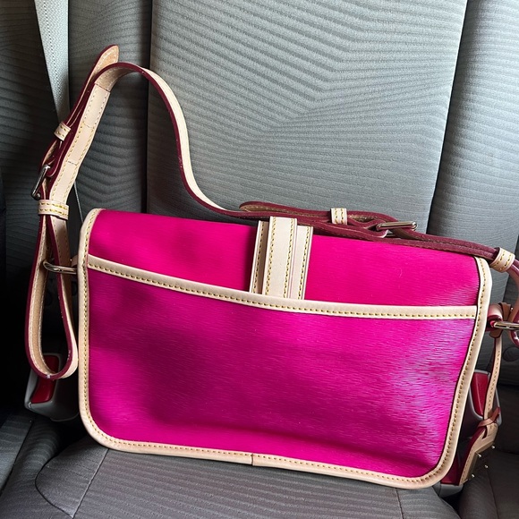 NWT Dooney & Bourke Large Hot Pink Equestrian - Picture 3 of 8